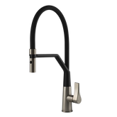 Gessi Proton robinet de cuisine semi-professionnel avec douchette extractible à double jet 17191